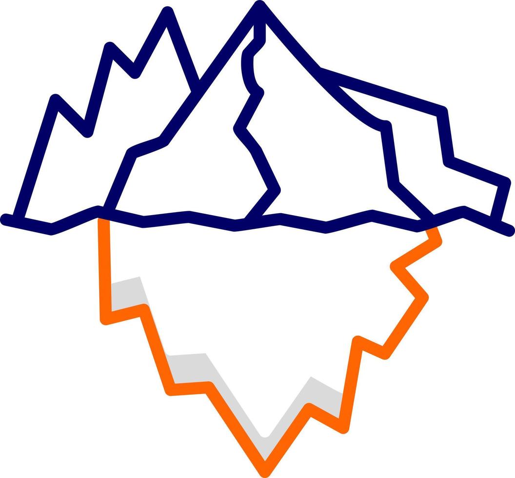 Iceberg Vector Icon