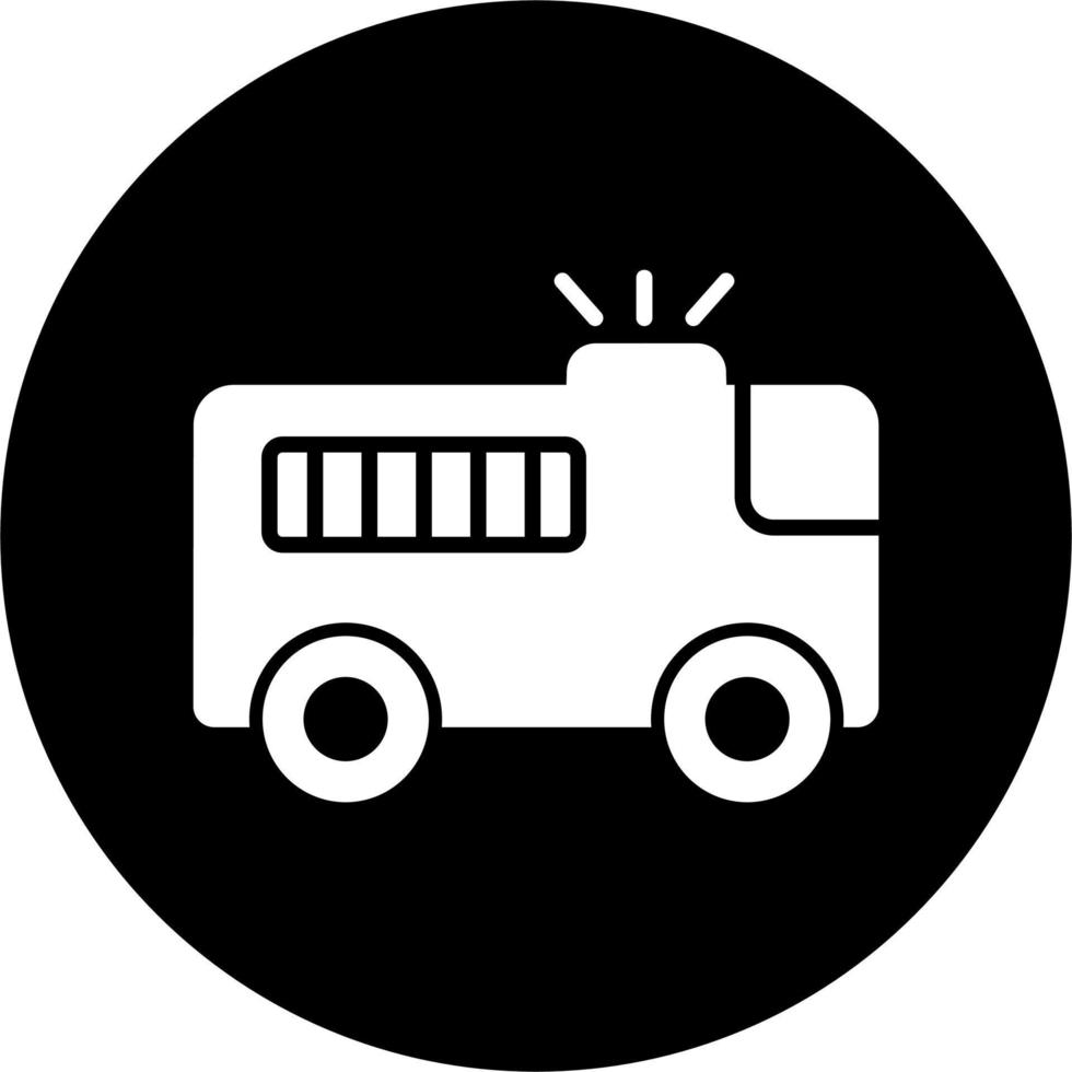 Prison Bus Vector Icon
