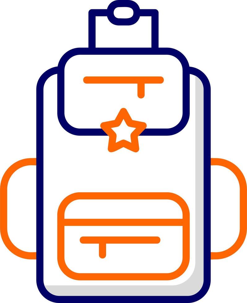 icono de vector de mochila