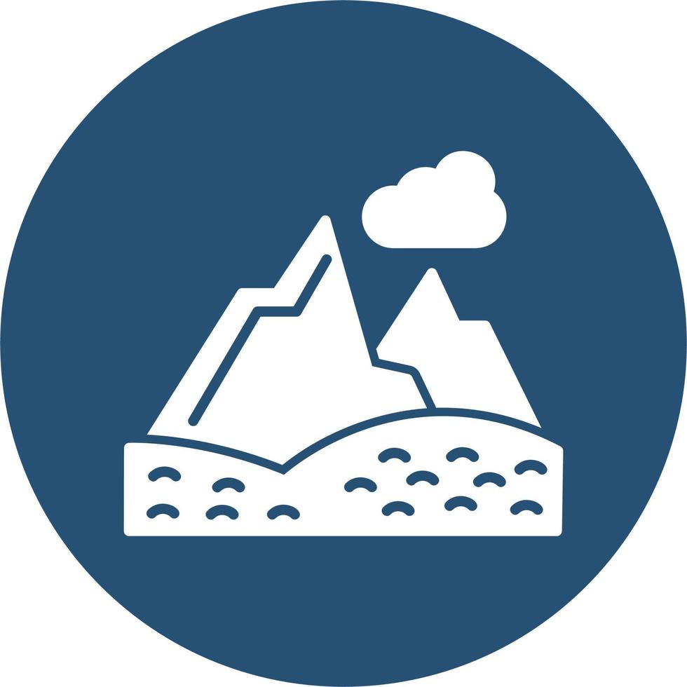 Mountains Vector Icon