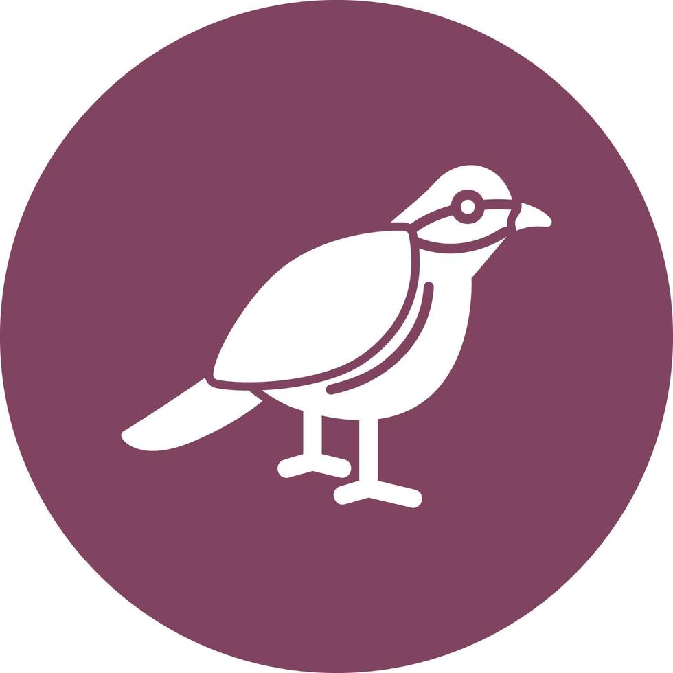 Crossbill Vector Icon