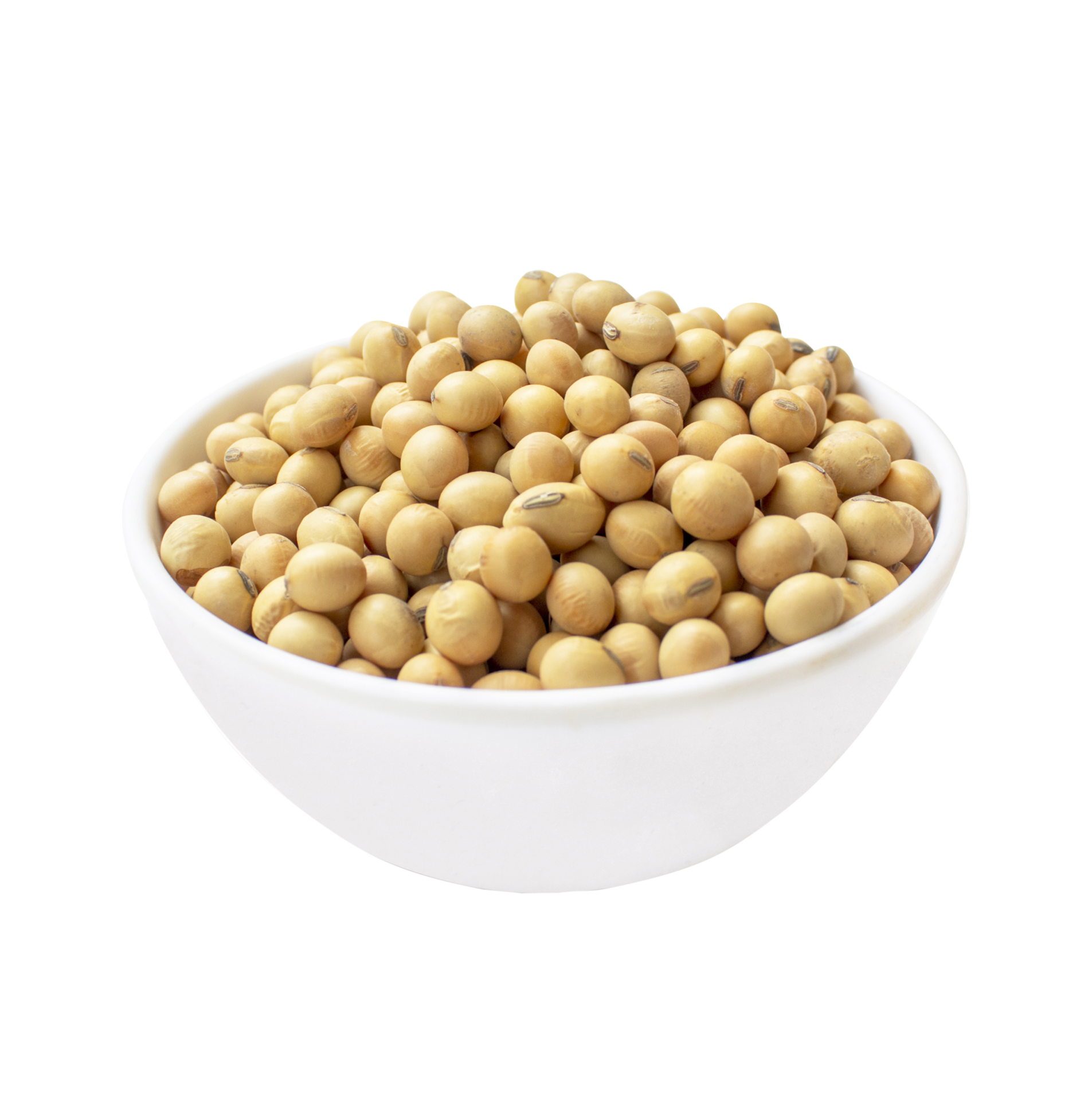 Soy beans in wooden bowl. File PNG. 21028241 PNG