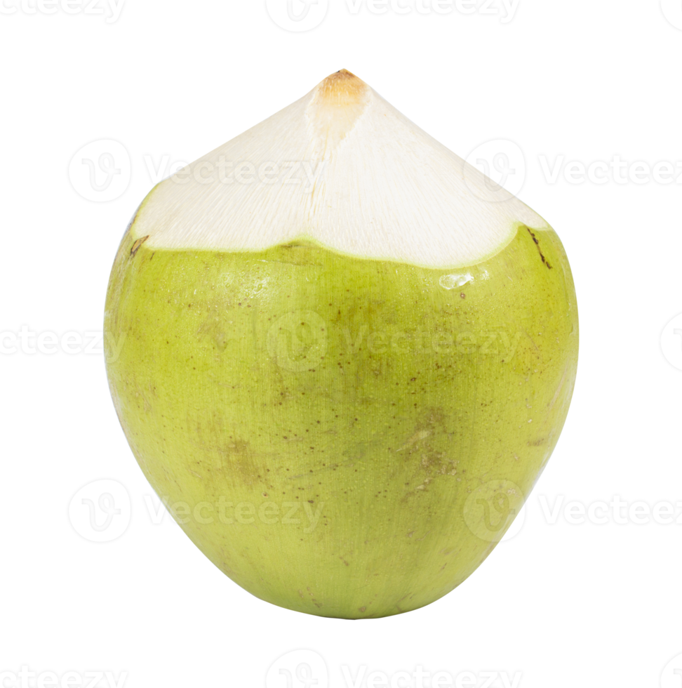 Fresh young green organic coconut. File PNG. 21028249 PNG