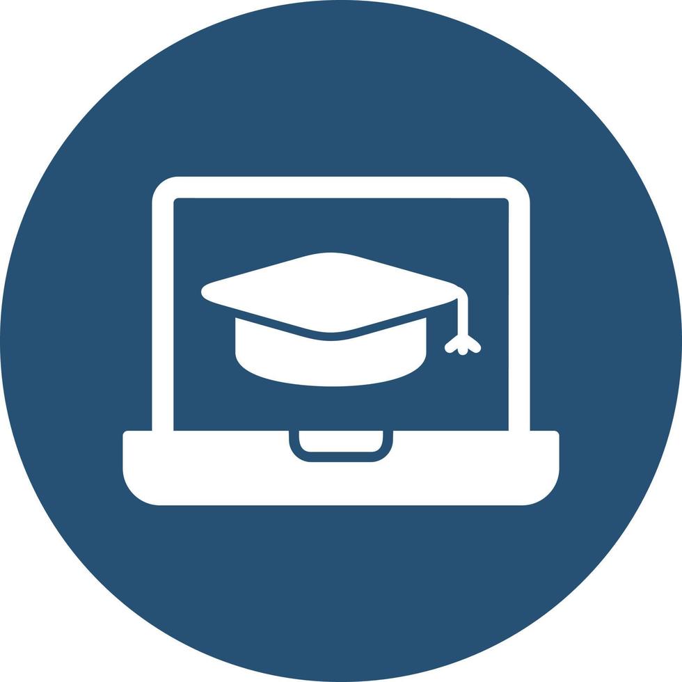 E - Learning Vector Icon