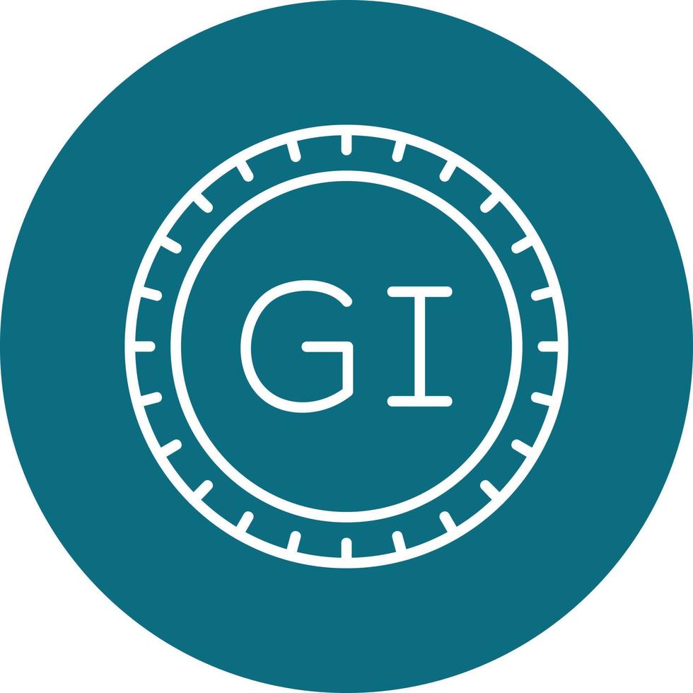 Gibraltar Dial code Vector Icon