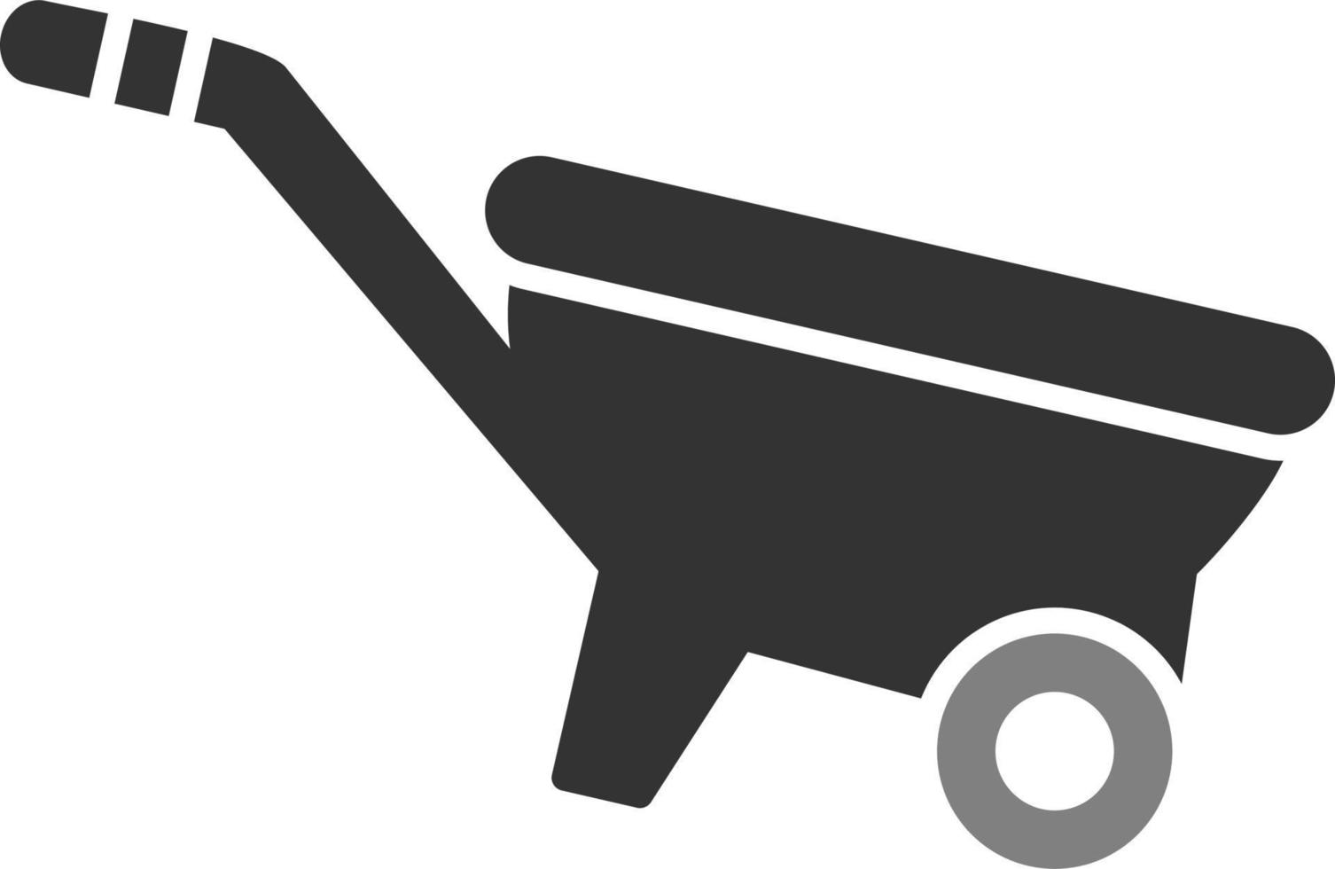 Wheel Barrow Vector Icon