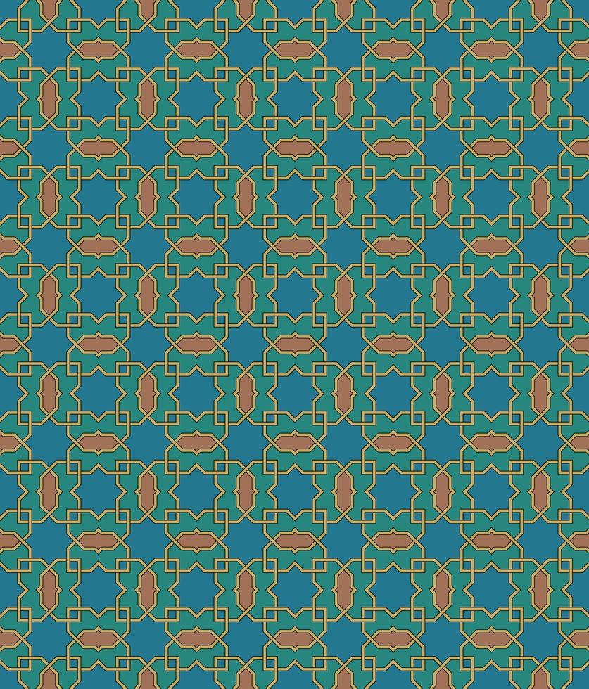 Islamic oriental geometric pattern vector