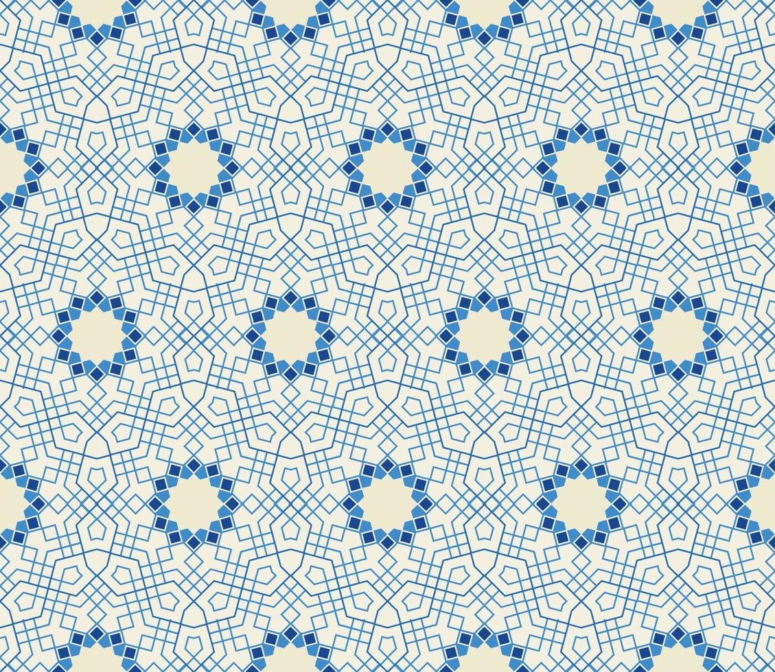 Islamic oriental geometric pattern vector