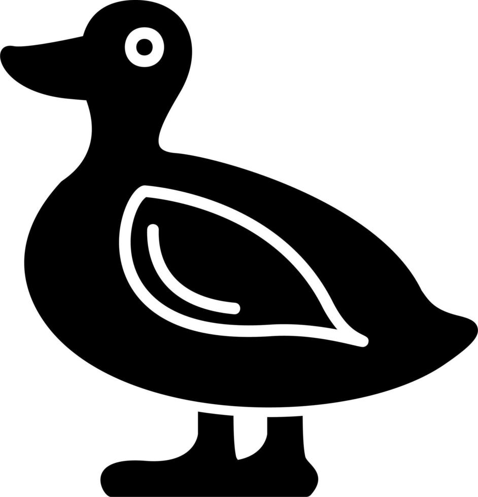 Pato vector icono