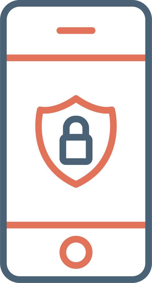 Mobile Security Vector Icon
