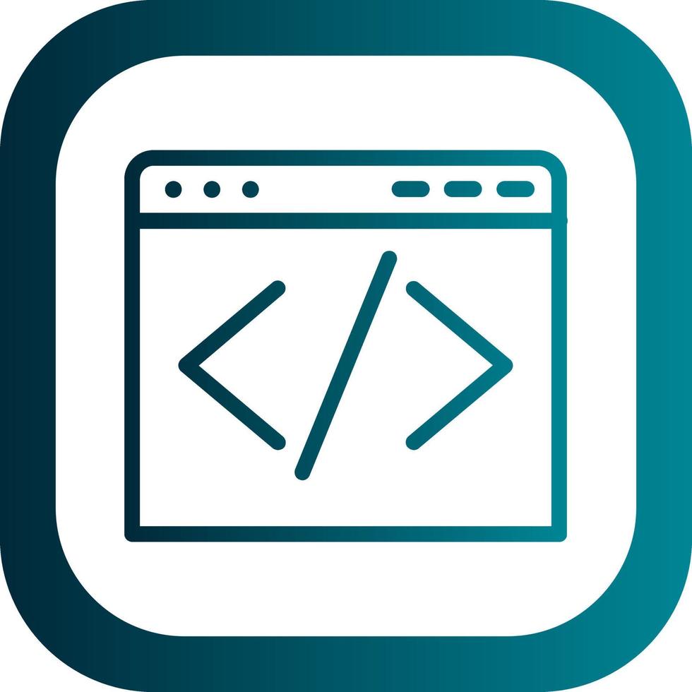 Code Vector Icon Design