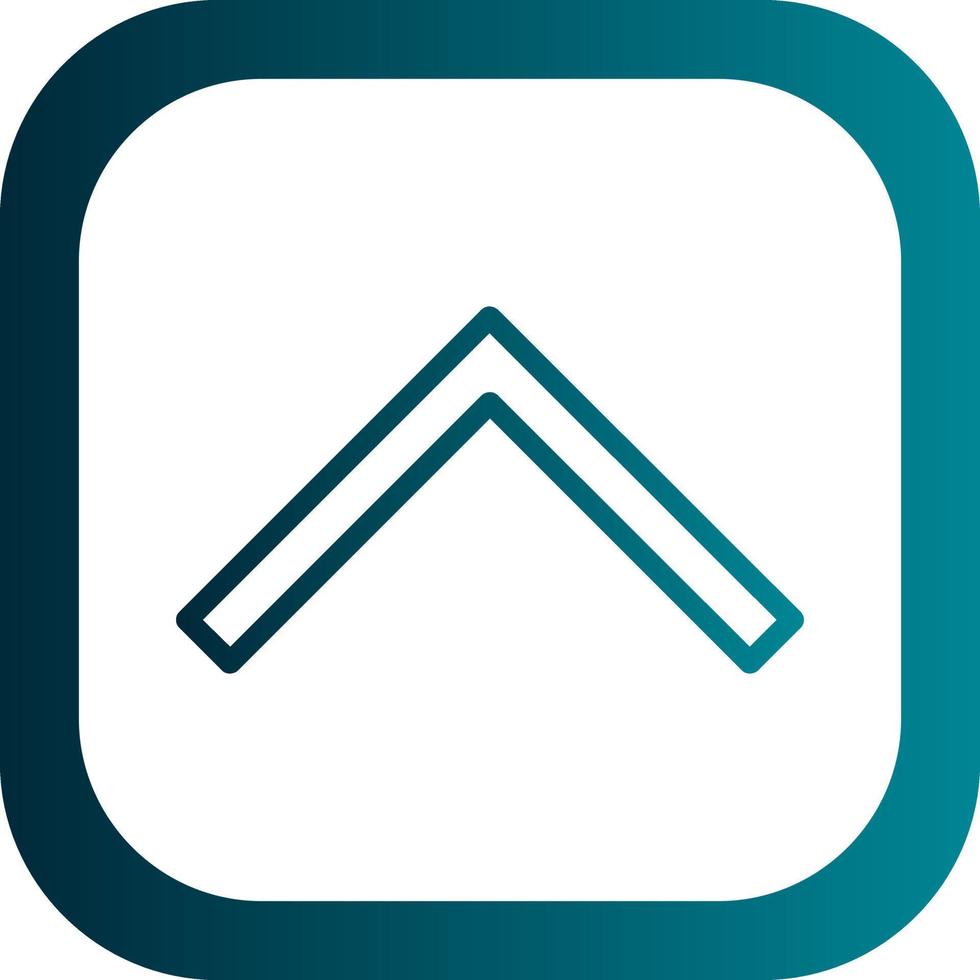 Chevron Up Vector Icon Design