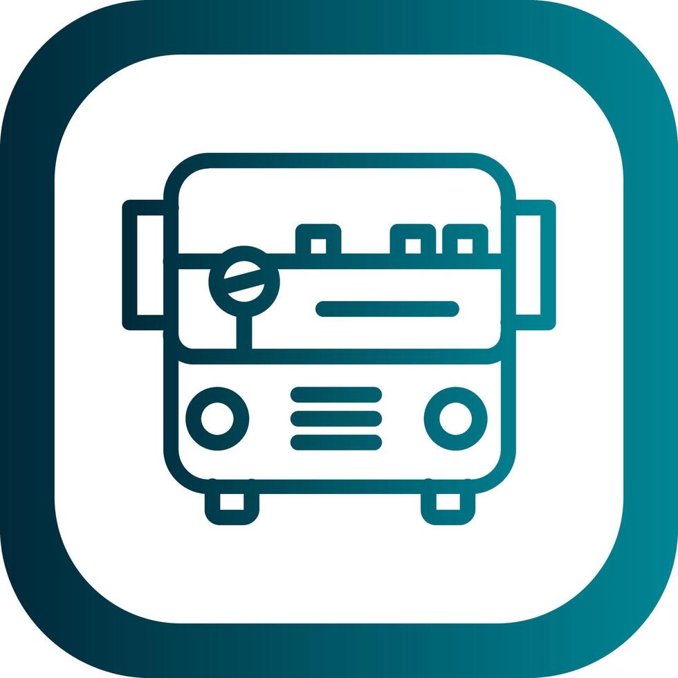 Bus Alt Vector Icon Design