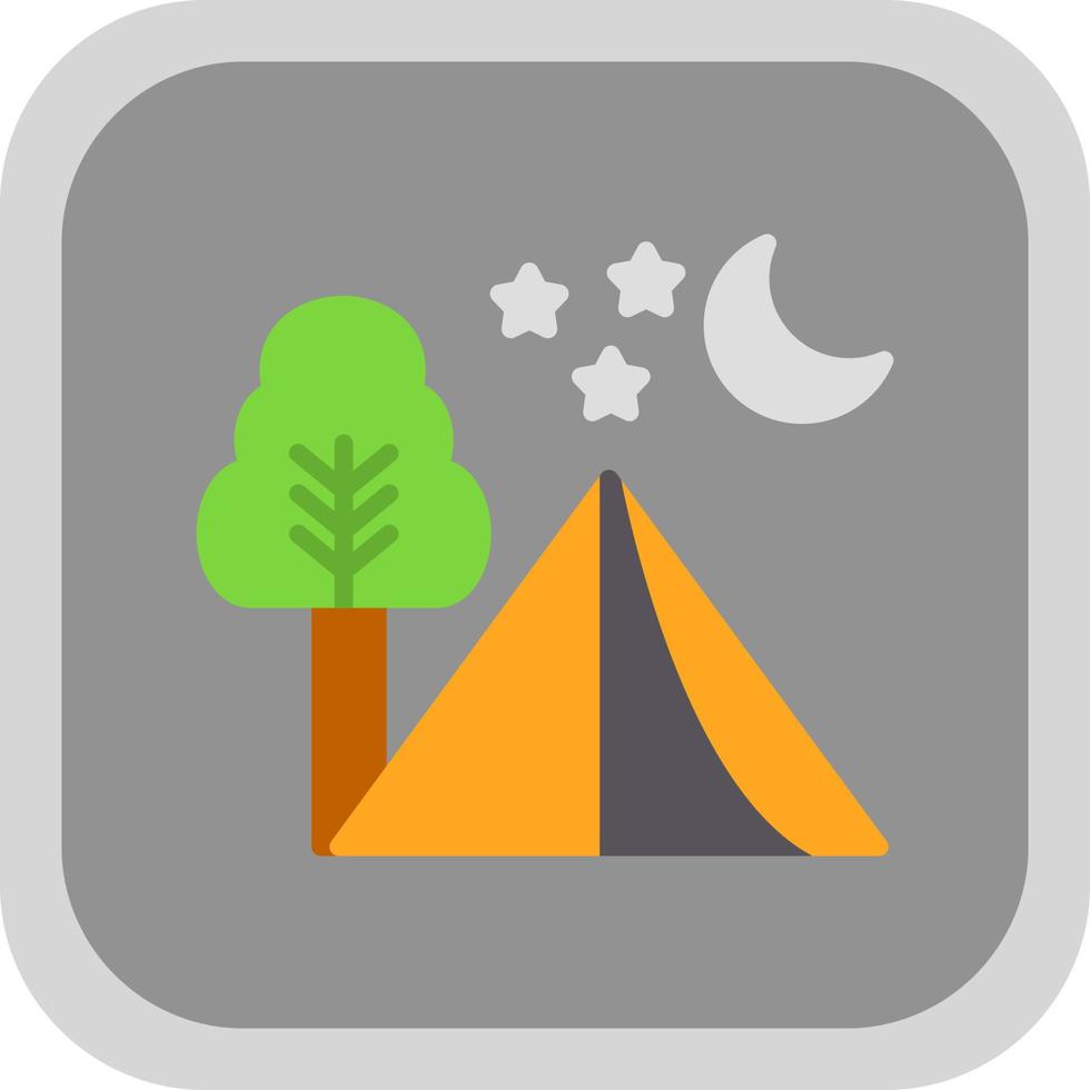 diseño de icono de vector de camping