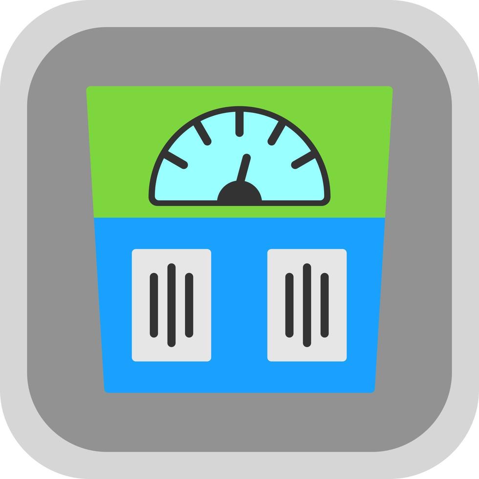 Weight Scale Vector Icon Design