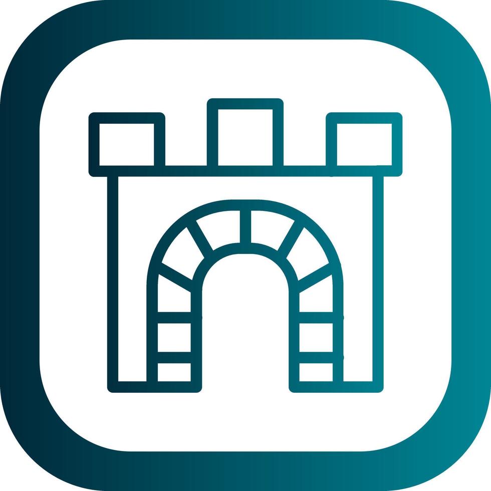 Archway Vector Icon Design