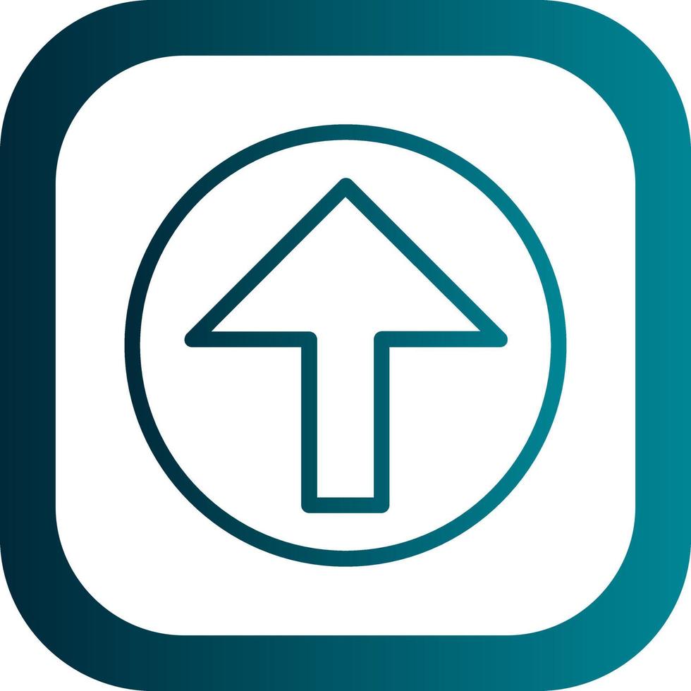 Arrow Alt Circle Up Vector Icon Design