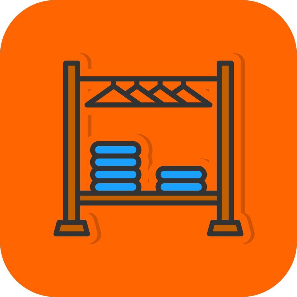 Clothing Rack Vector Icon Design