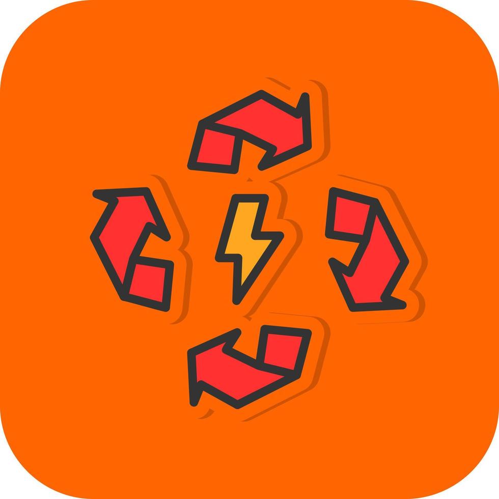 Energy Consumption Vector Icon Design