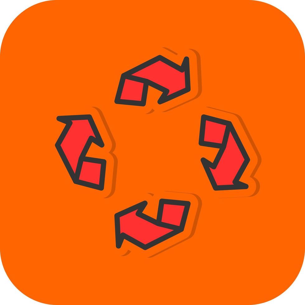 Recycling Vector Icon Design