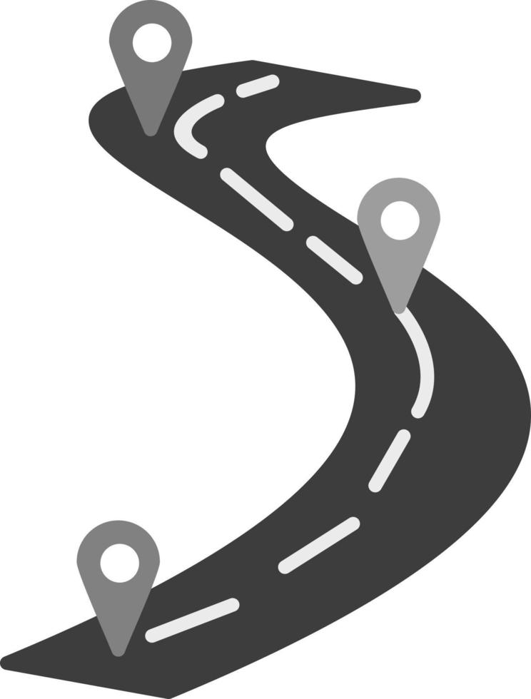 Road map Vector Icon