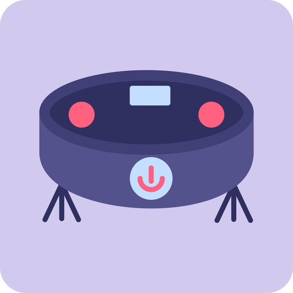 Robot vacuum cleaner Vector Icon