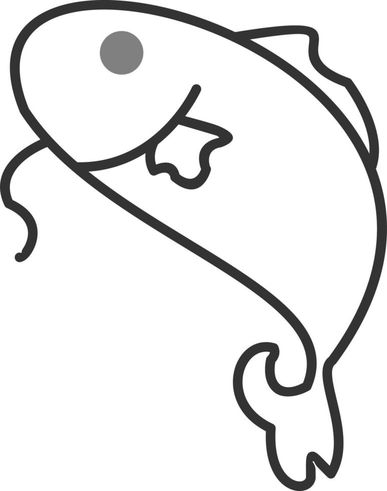 Cat Fish Vector Icon