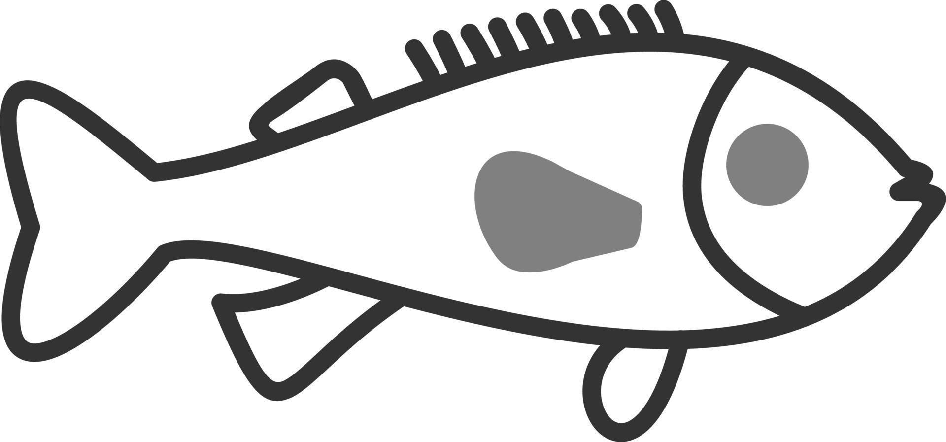 Rock Fish Vector Icon