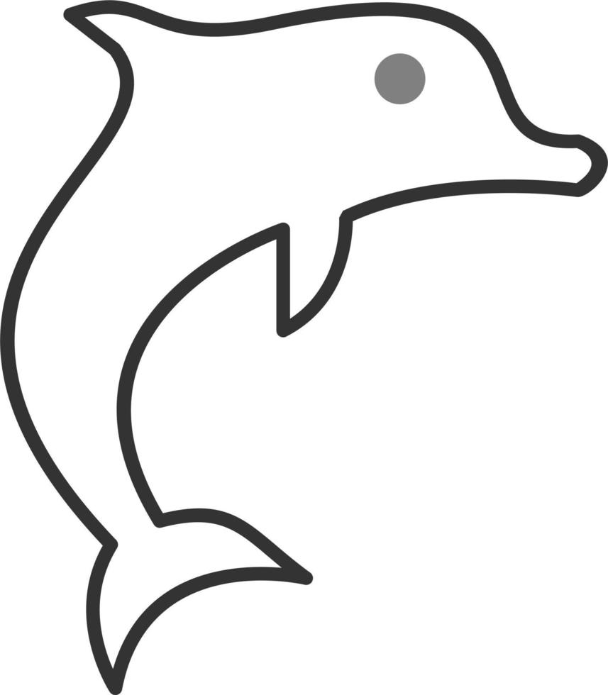 Dolphin Vector Icon