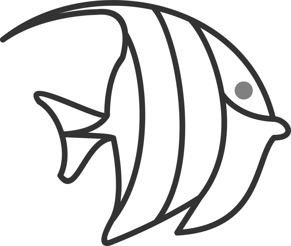 Moorish Idol Vector Icon