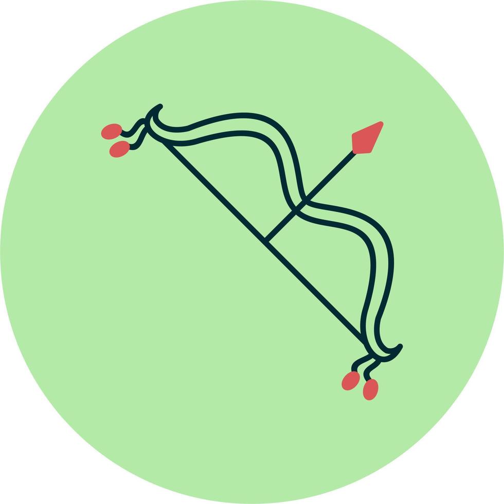 Arch and Bow Vector Icon