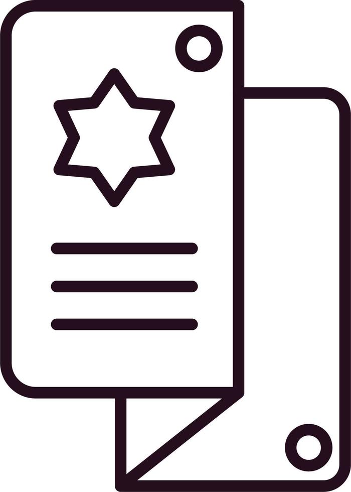 Flyer Vector Icon