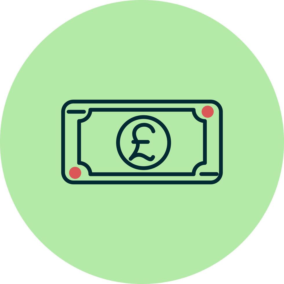 Pound Vector Icon