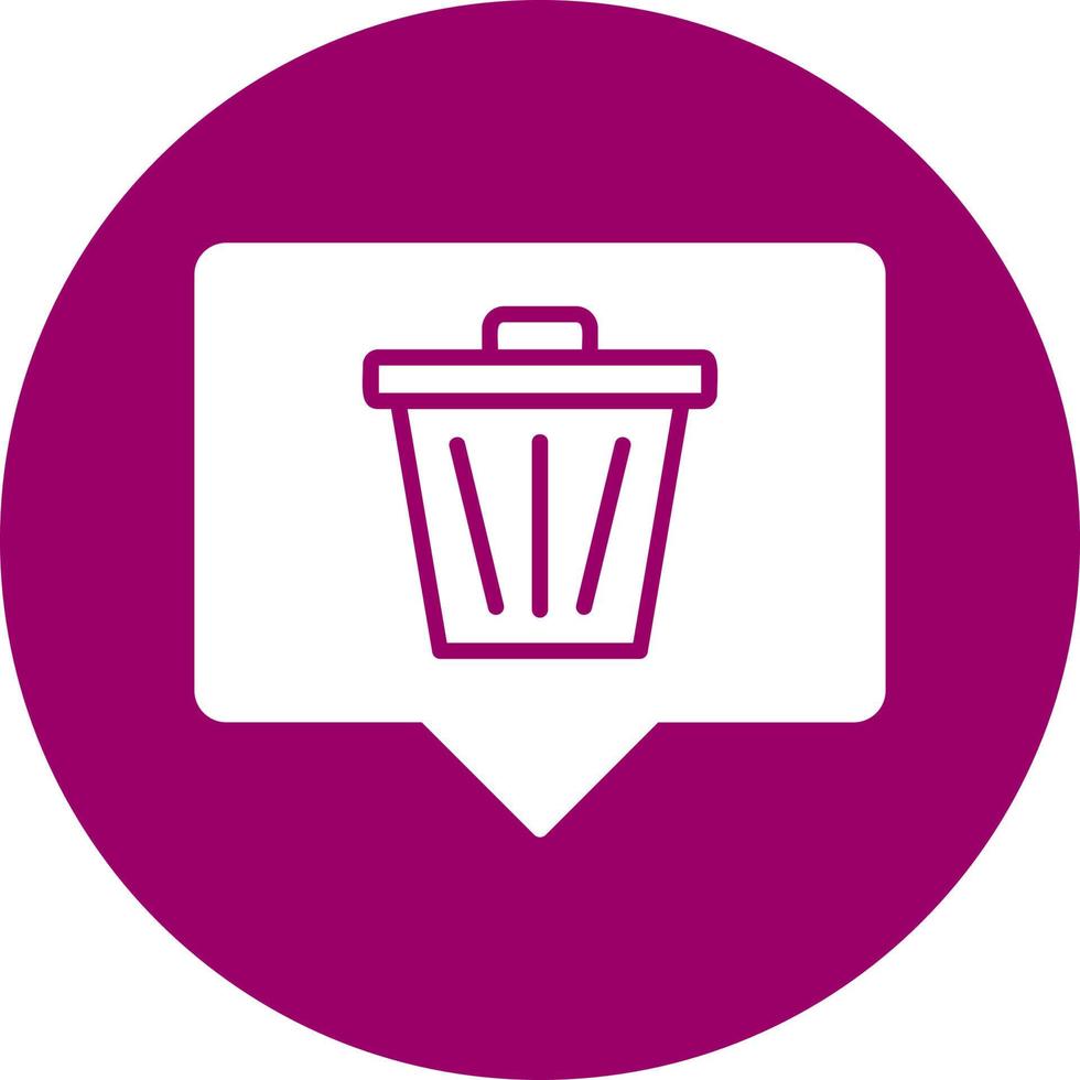 Delete Message Vector Icon 21029435 Vector Art at Vecteezy