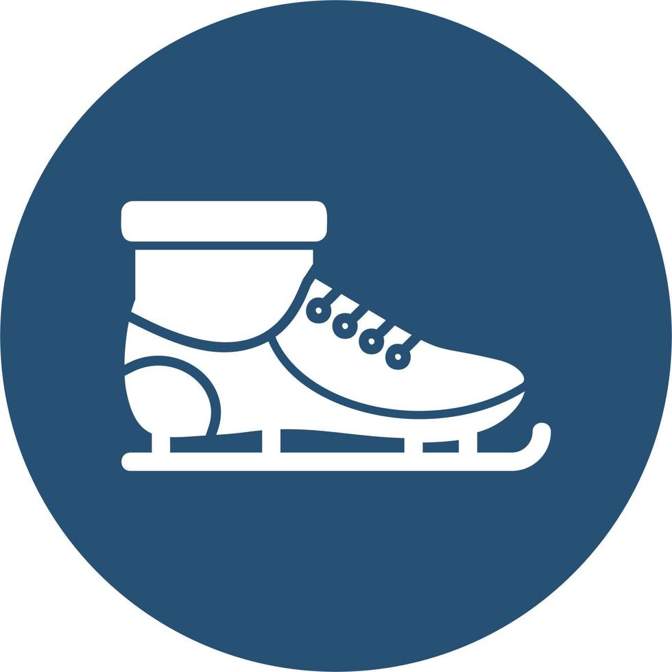 Ice skates Vector Icon