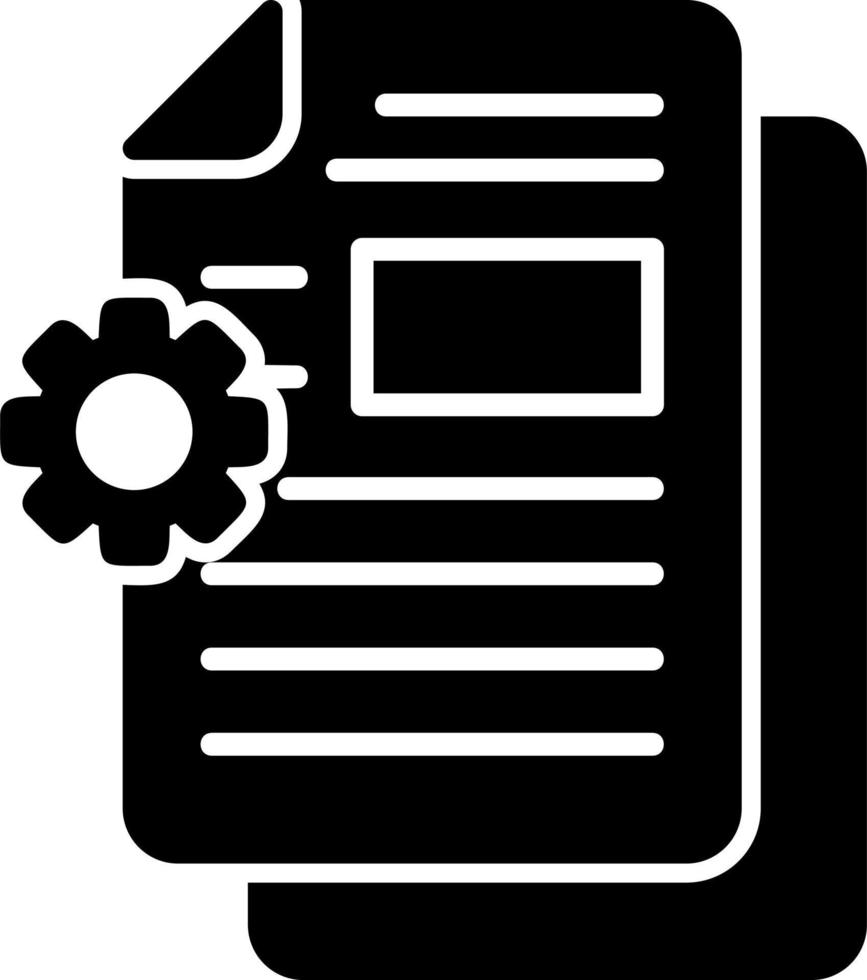 Content Management Vector Icon