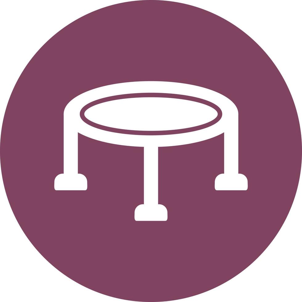 Trampoline Vector Icon