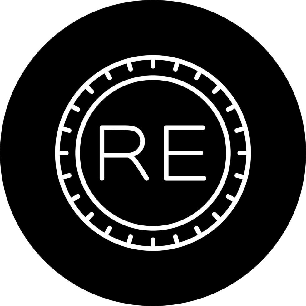 Reunion Island Dial code Vector Icon