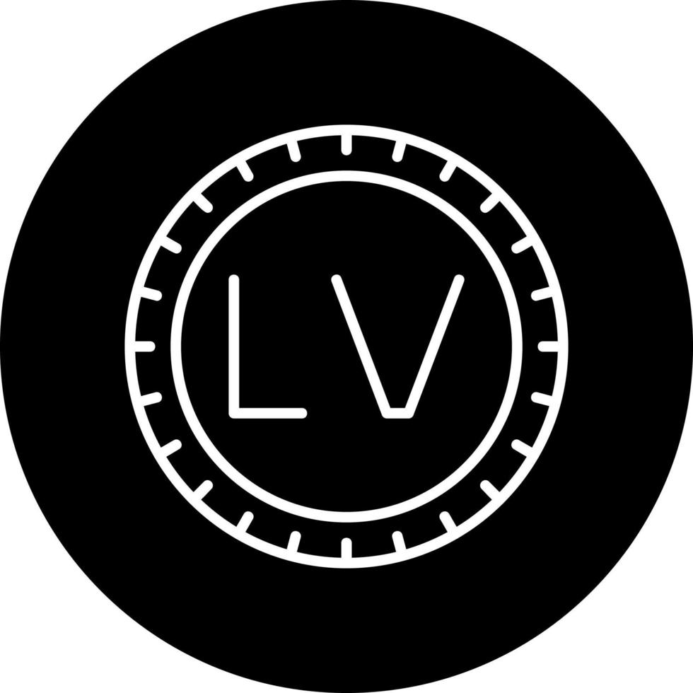 Letonia marcar código vector icono