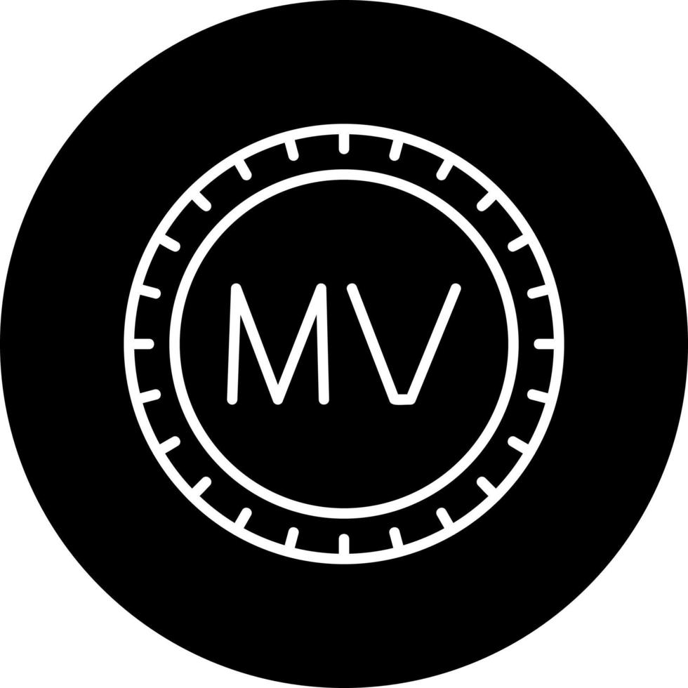 Maldives Dial code Vector Icon