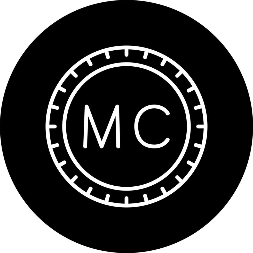 Mónaco marcar código vector icono