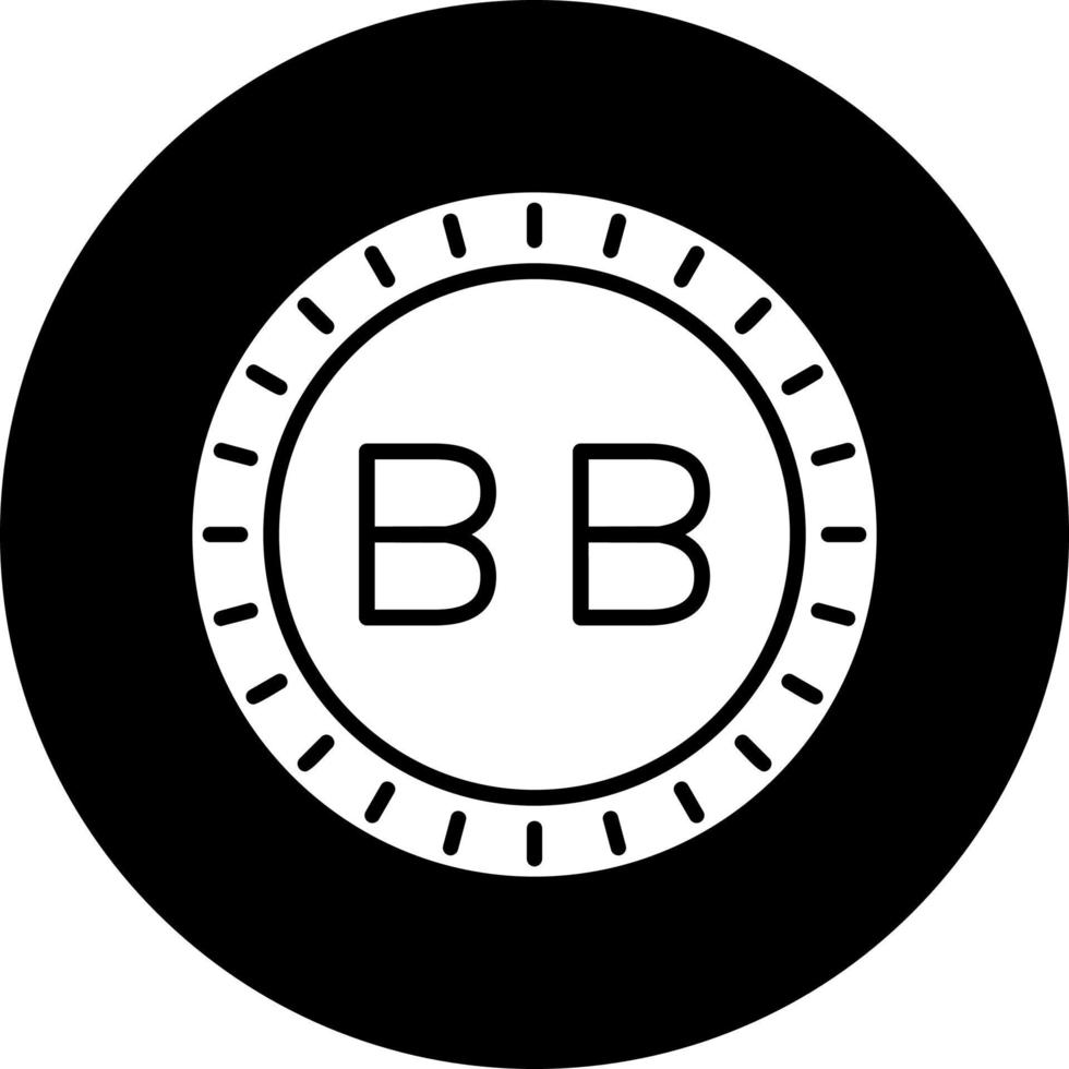 barbados marcar código vector icono