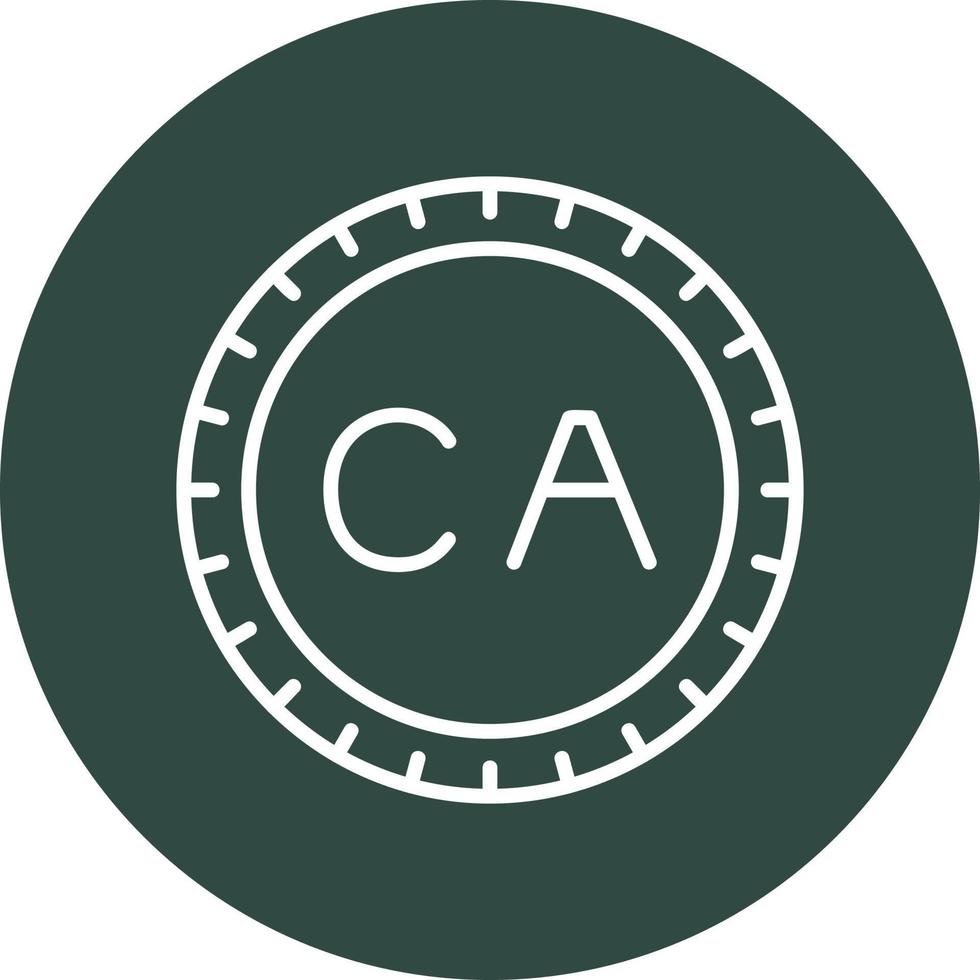 Canada Dial code Vector Icon