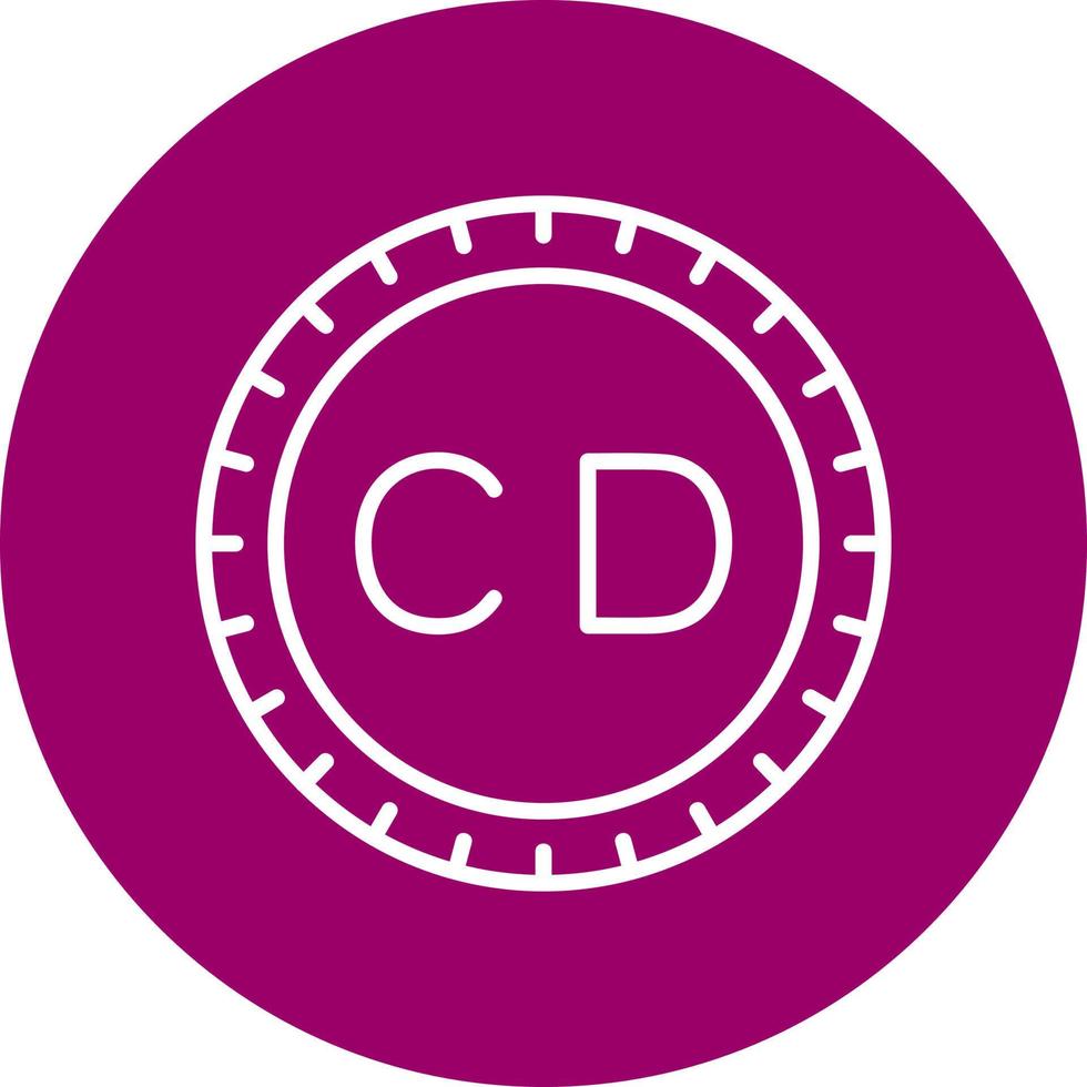 Republic of the Congo Dial code Vector Icon