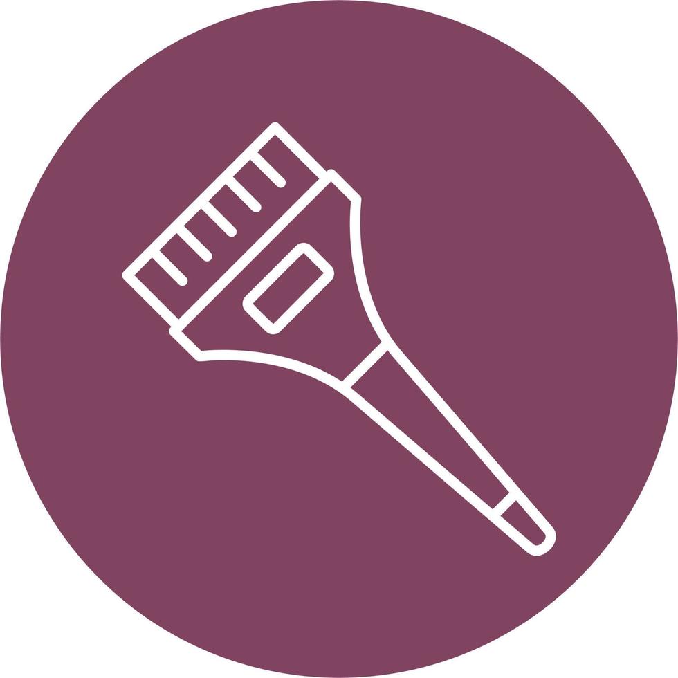 Hair Dye Brush Vector Icon