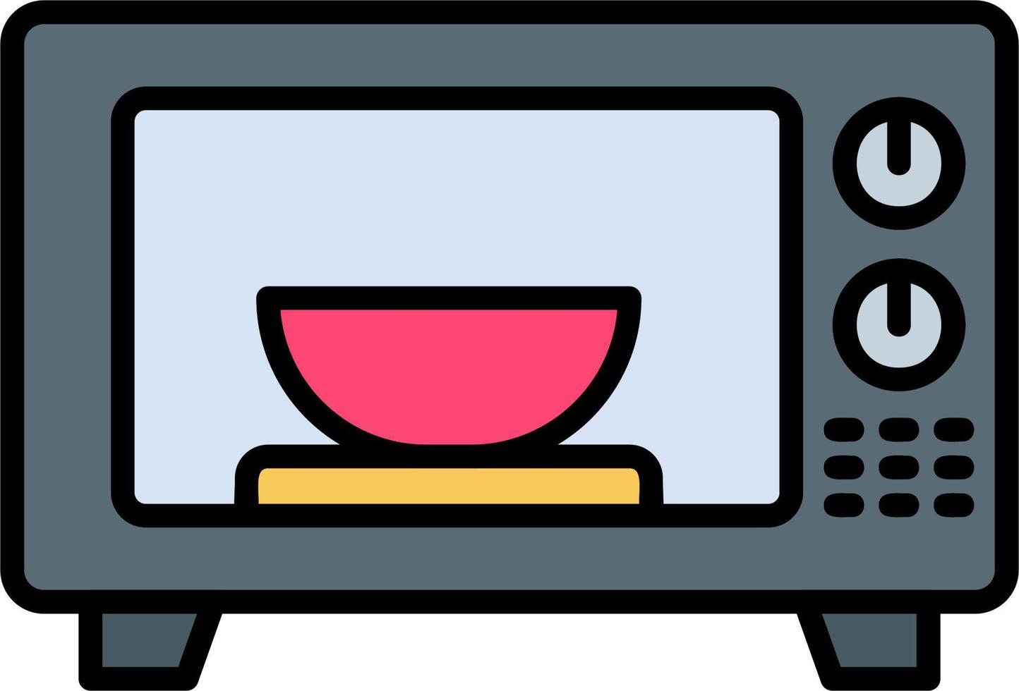 Microwave Vector Icon
