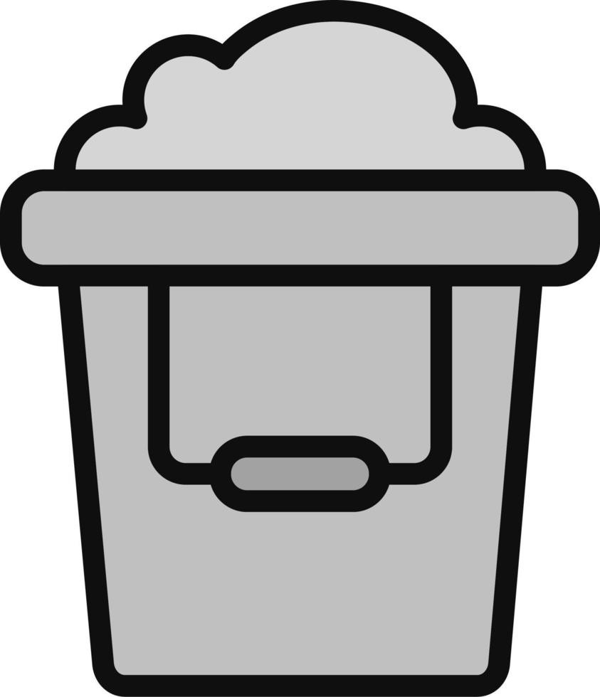 Sand Bucket Vector Icon