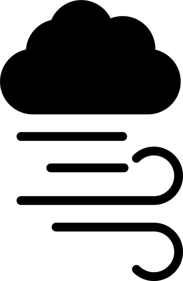 Windy Vector Icon