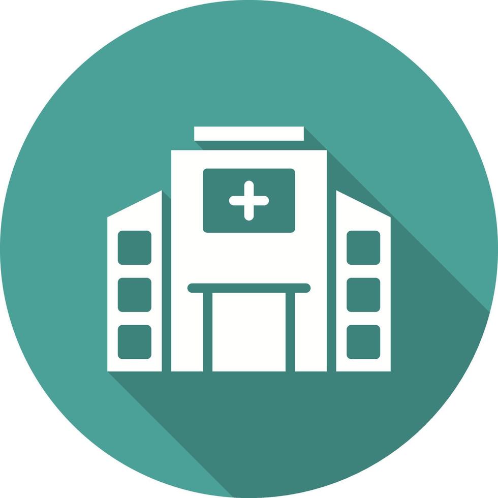 icono de vector de hospital