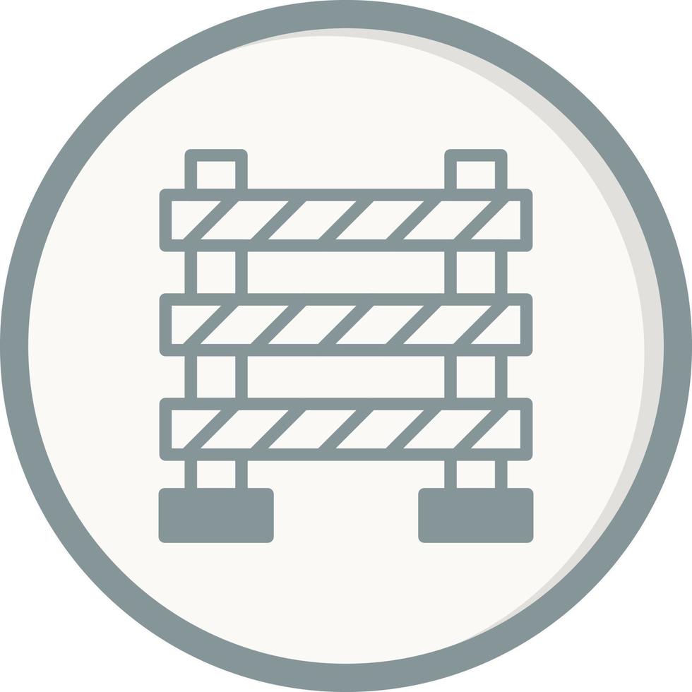 Road Block Vector Icon